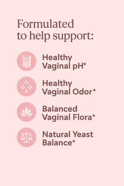 URO Vaginal Probiotic Capsules — Feminine pH, Flora & Healthy Vaginal Odor Support