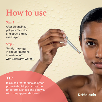 Dr. Melaxin Rice Peel Shot • Exfoliating Rice Serum Ampoules for Glow